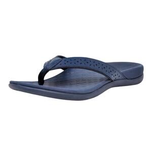 Vionic Tideperf Navy Blue Thong Flip Flop Orthotic Flat Sandals Size US 6
